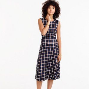 J. Crew Silk A-Line Midi Dress; Never Worn!